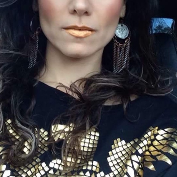 Chandelier Coin Earrings, “DREAM BIG”. - Picture 9 of 9